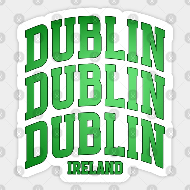 Dublin Ireland Sticker by Annabelhut
